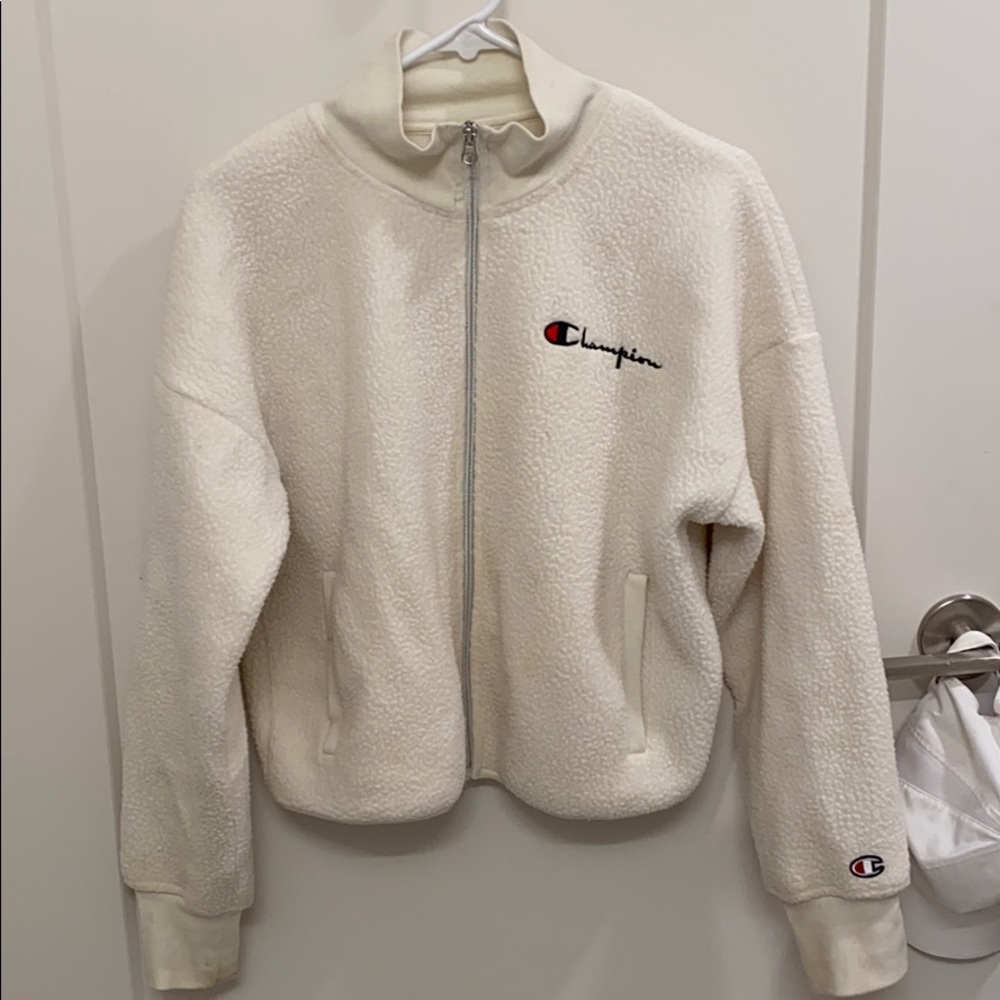 Champion Sherpa fleece bomber